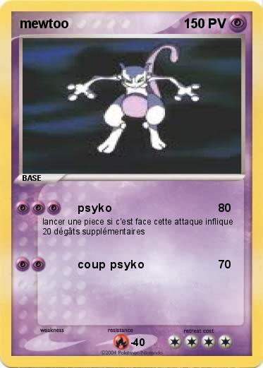 Pokemon mewtoo