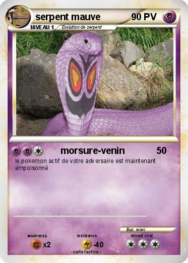 Pokemon serpent mauve