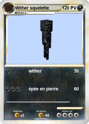 Pokemon Wither squelette
