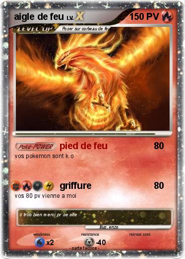 Pokemon aigle de feu