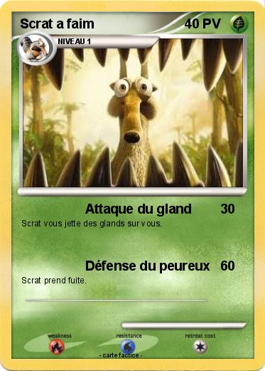Pokemon Scrat a faim