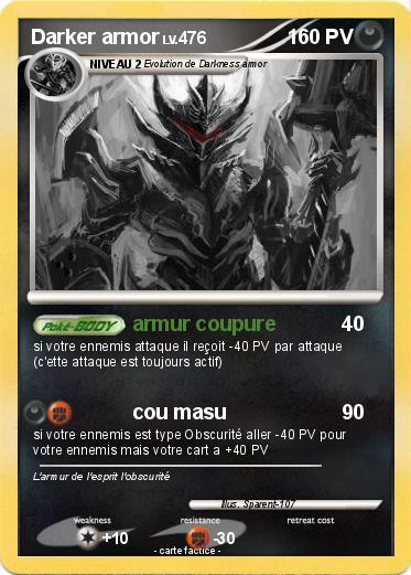 Pokemon Darker armor