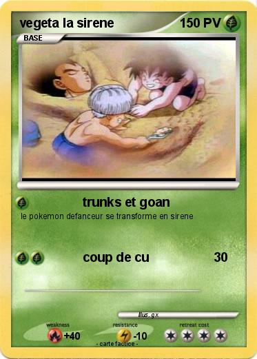 Pokemon vegeta la sirene