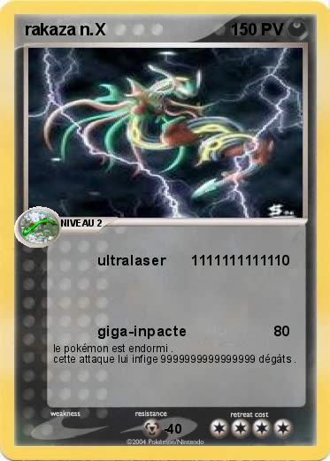 Pokemon rakaza n.X                      