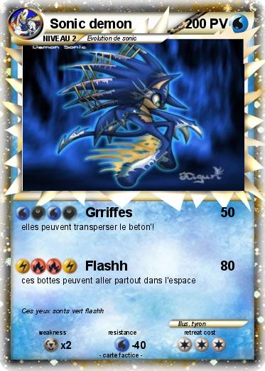 Pokemon Sonic demon