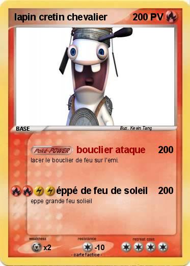 Pokemon lapin cretin chevalier