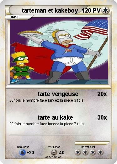 Pokemon tarteman et kakeboy