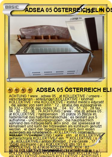 Pokemon ADSEA 05 ÖSTERREICH ELIN ÖSTERREICH IME ÖSTERREICH