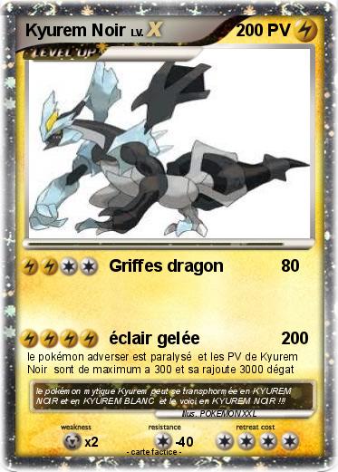 Pokemon Kyurem Noir