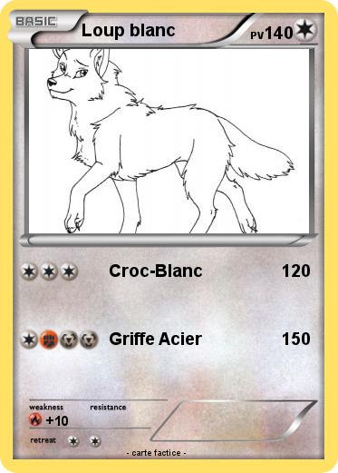 Pokemon Loup blanc