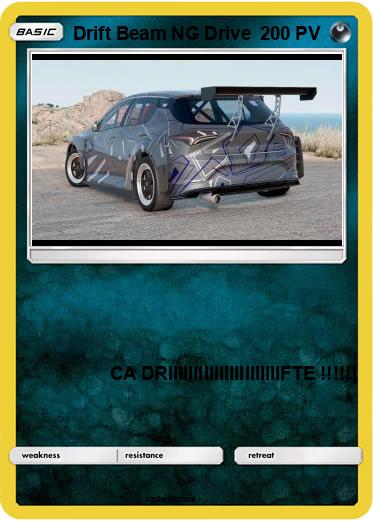 Pokemon Drift Beam NG Drive