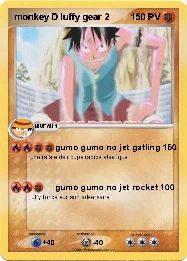 Pokemon monkey D luffy gear 2