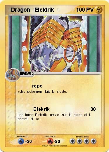 Pokemon   Dragon   Elektrik  