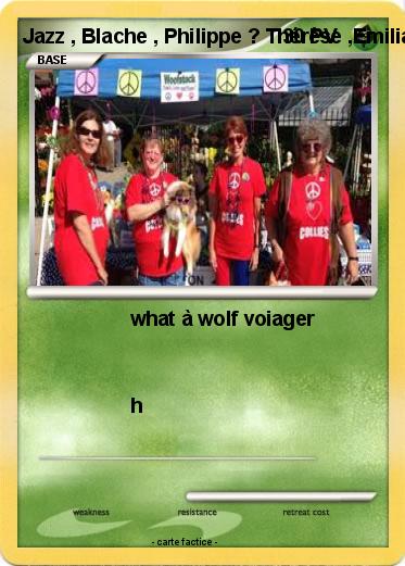 Pokemon Jazz , Blache , Philippe ? Thérèse ,Emilia et Luppa