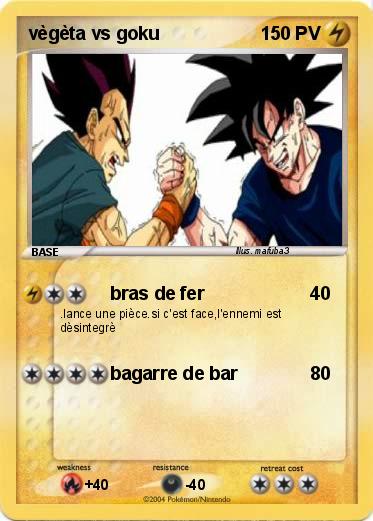 Pokemon vègèta vs goku
