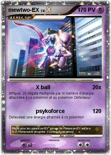 Pokemon mewtwo-EX