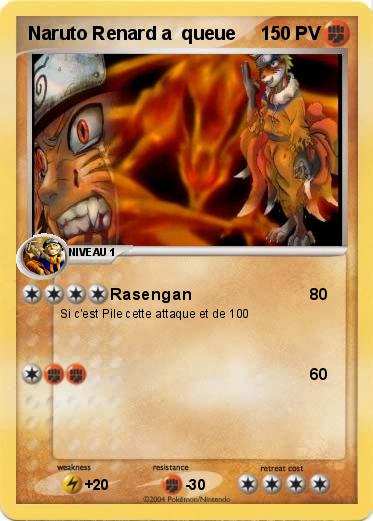 Pokemon Naruto Renard a  queue