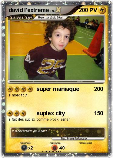 Pokemon david l'extreme