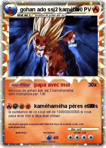 Pokemon gohan ado ssj2 kaméha
