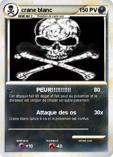 Pokemon crane blanc
