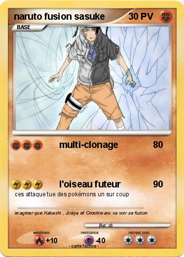 Pokemon naruto fusion sasuke