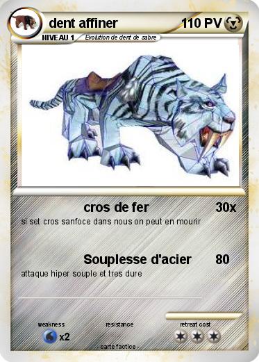 Pokemon dent affiner