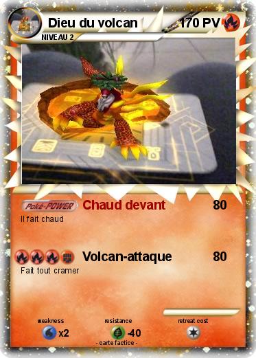 Pokemon Dieu du volcan