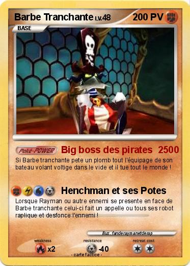 Pokemon Barbe Tranchante