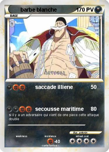 Pokemon barbe blanche