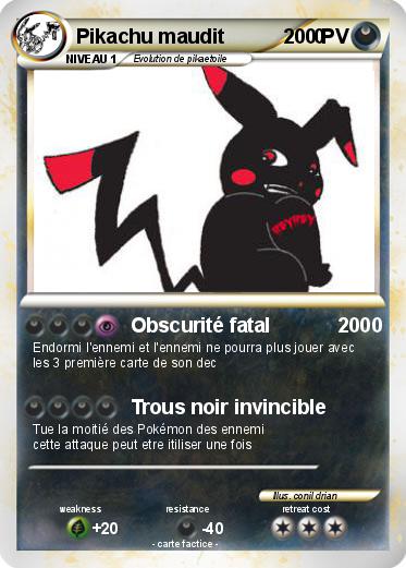 Pokemon Pikachu maudit                0