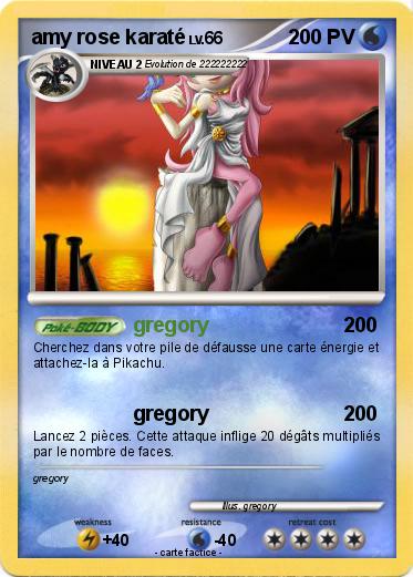 Pokemon amy rose karaté