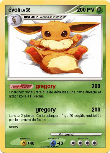 Pokemon évoli
