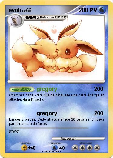 Pokemon évoli