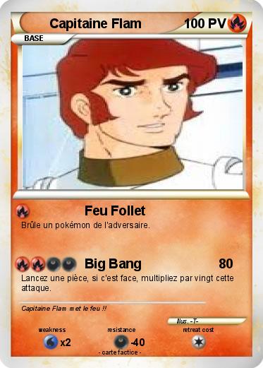 Pokemon Capitaine Flam