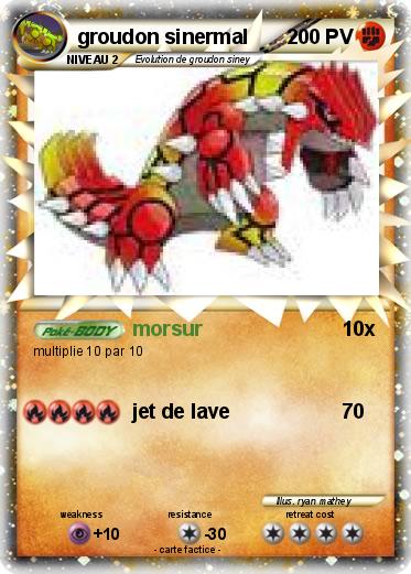 Pokemon groudon sinermal
