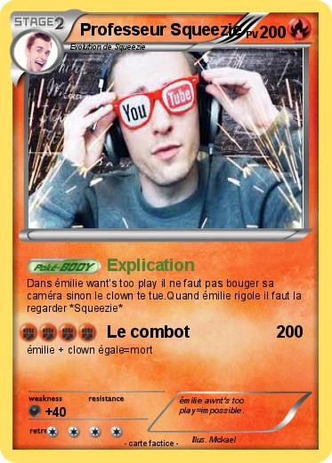 Pokemon Professeur Squeezie