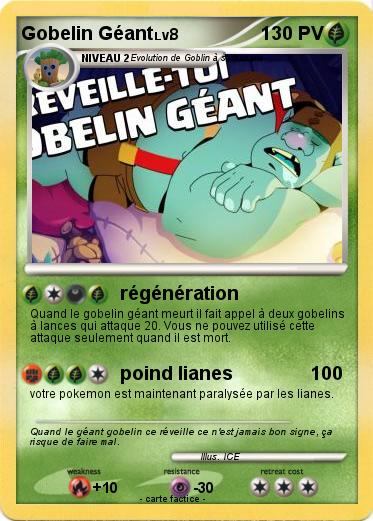 Pokemon Gobelin Géant