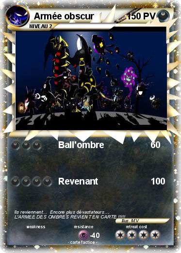 Pokemon Armée obscur
