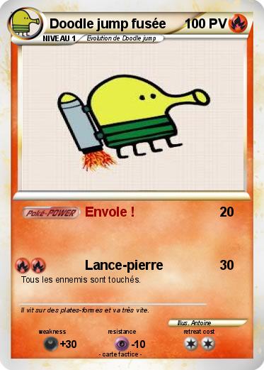 Pokemon Doodle jump fusée