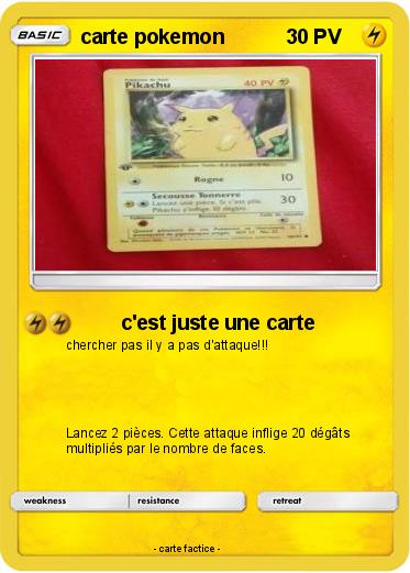 Pokemon carte pokemon