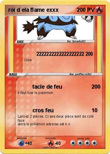 Pokemon roi d ela flame exxx