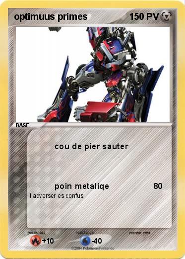 Pokemon optimuus primes