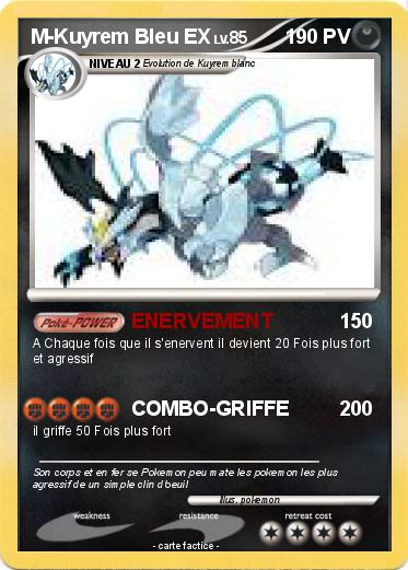 Pokemon M-Kuyrem Bleu EX