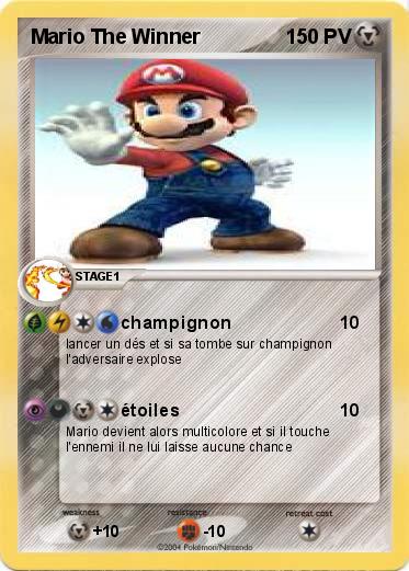 Pokemon Mario The Winner