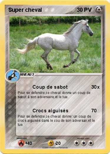 Pokemon Super cheval
