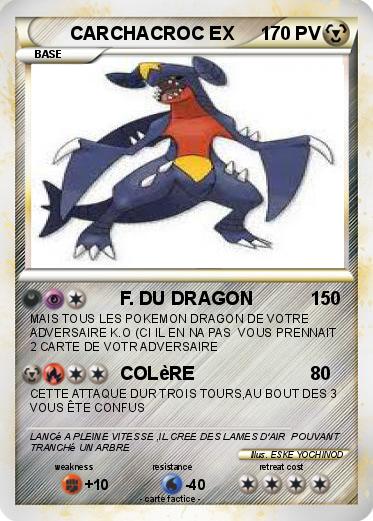 Pokemon CARCHACROC EX