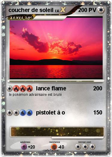 Pokemon coucher de soleil