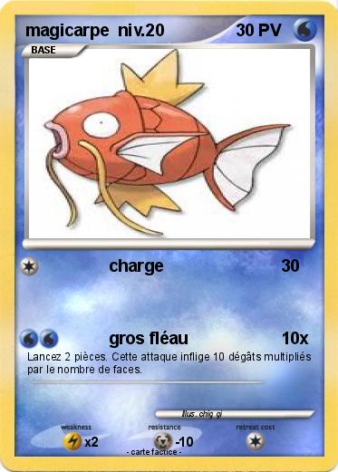 Pokemon magicarpe  niv.20