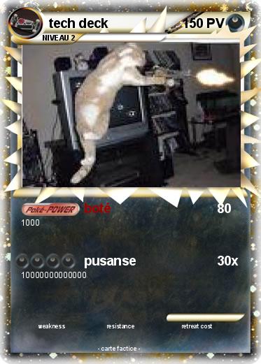 Pokemon tech deck