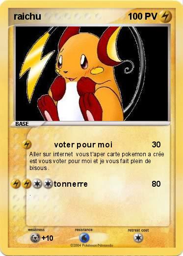 Pokemon raichu